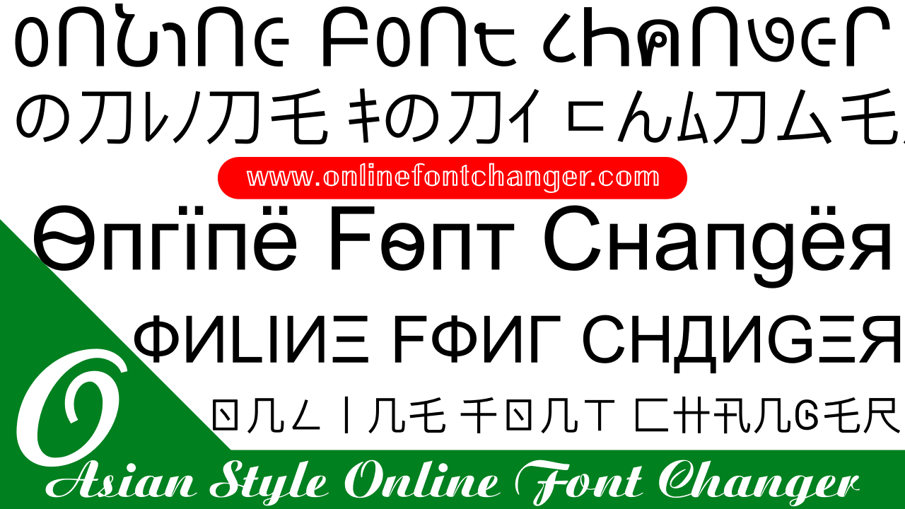 Online Font Changer